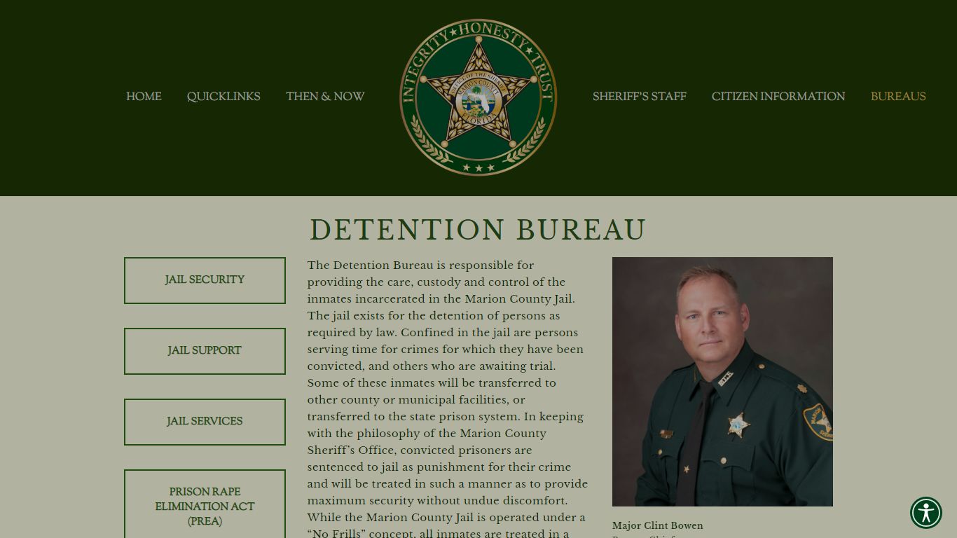 DETENTION BUREAU — Marion County Sheriff's Office